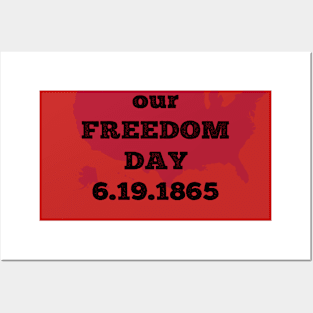 Together we celebrate our freedom day | Best gift idea for Juneteenth Posters and Art